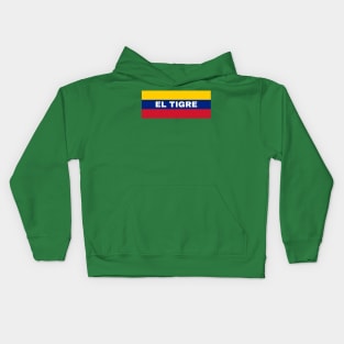 El Tigre City in Venezuelan Flag Colors Kids Hoodie